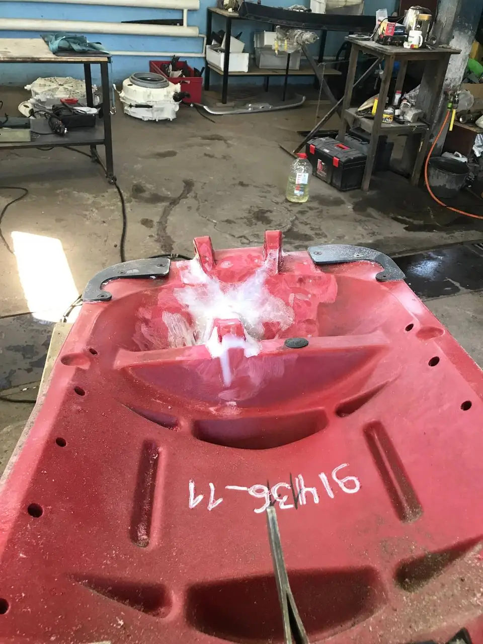 Foto 17 der Reparatur — Halmteiler-Reparatur am Schneidwerk