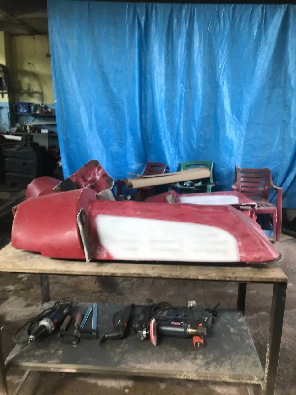 Foto 47 der Reparatur — Halmteiler-Reparatur am Schneidwerk