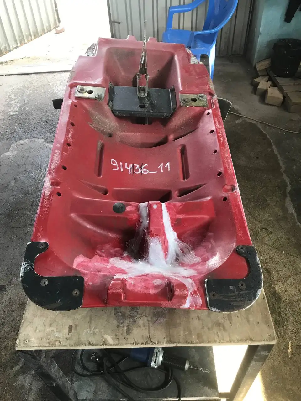 Foto 13 der Reparatur — Halmteiler-Reparatur am Schneidwerk
