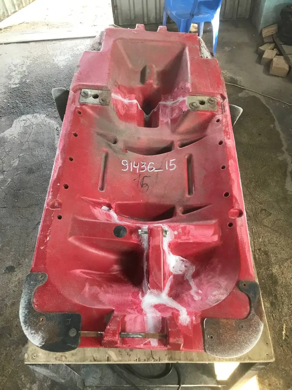 Foto 85 der Reparatur — Halmteiler-Reparatur am Schneidwerk