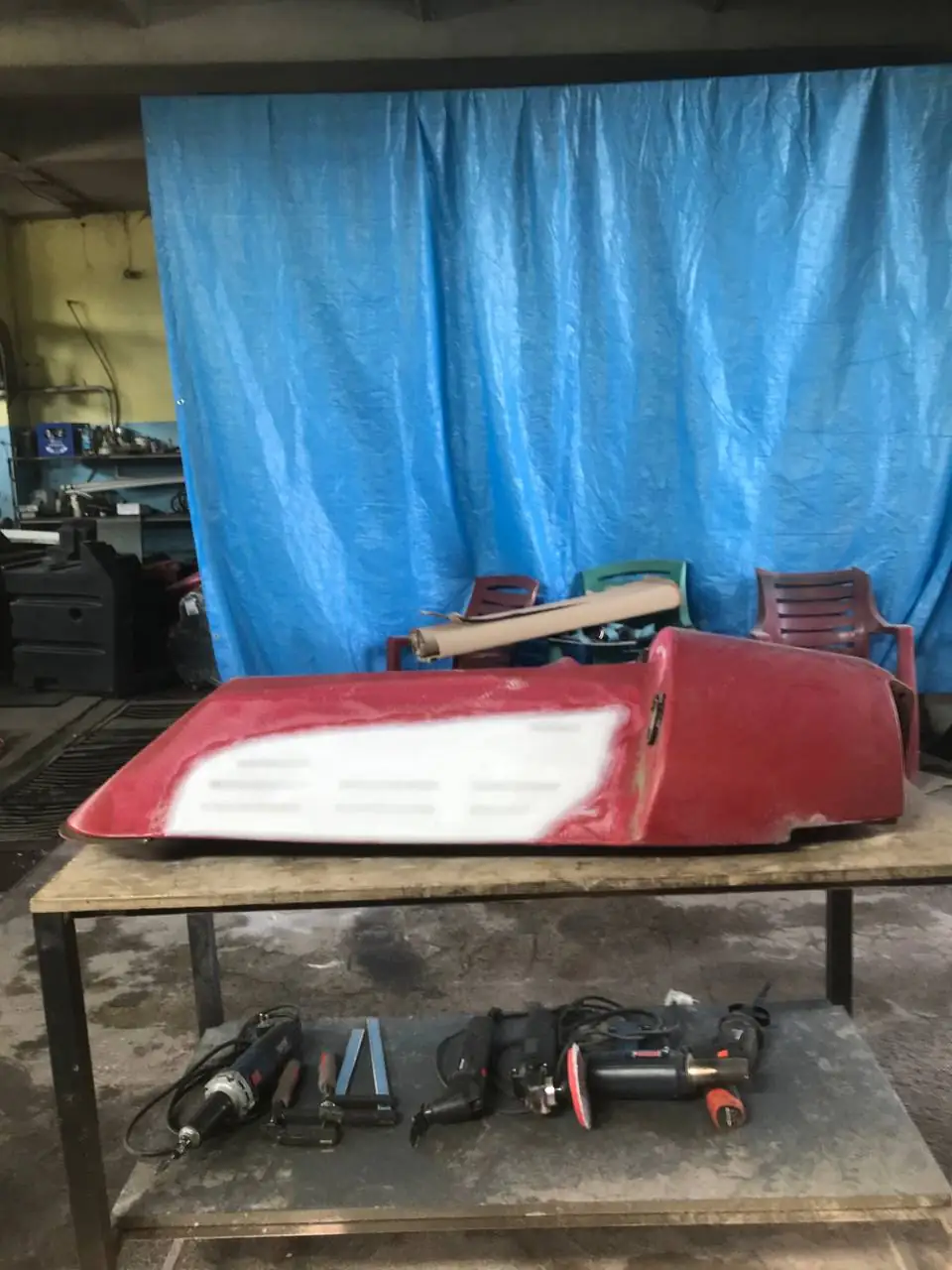 Foto 82 der Reparatur — Halmteiler-Reparatur am Schneidwerk