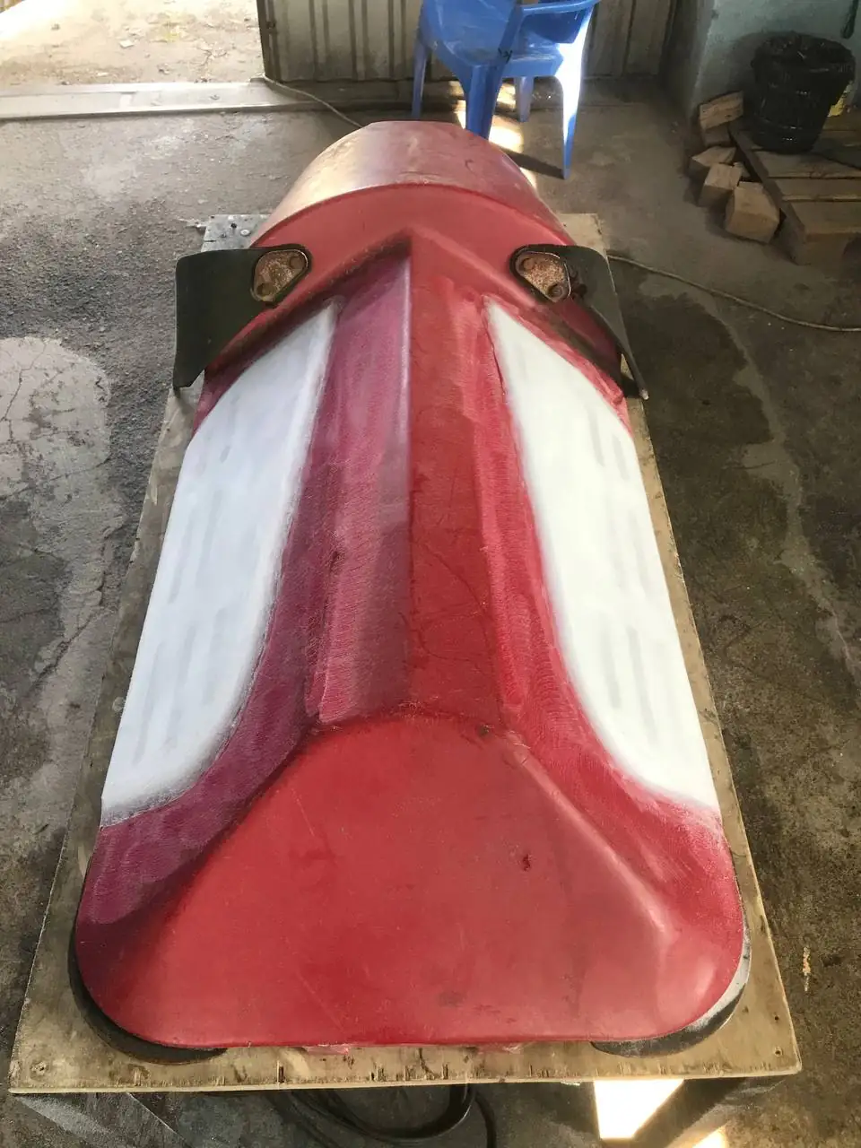 Foto 75 der Reparatur — Halmteiler-Reparatur am Schneidwerk