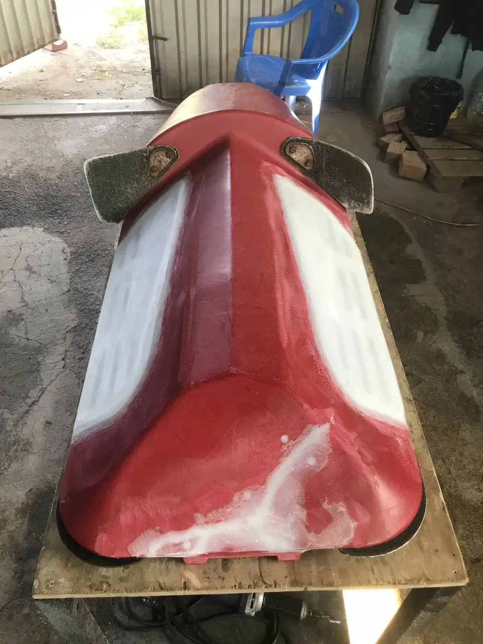 Foto 92 der Reparatur — Halmteiler-Reparatur am Schneidwerk