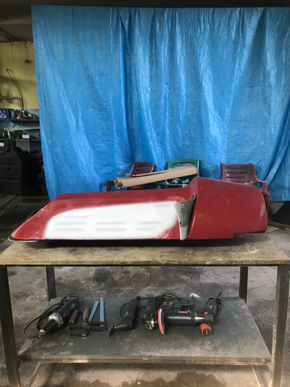 Foto 79 der Reparatur — Halmteiler-Reparatur am Schneidwerk