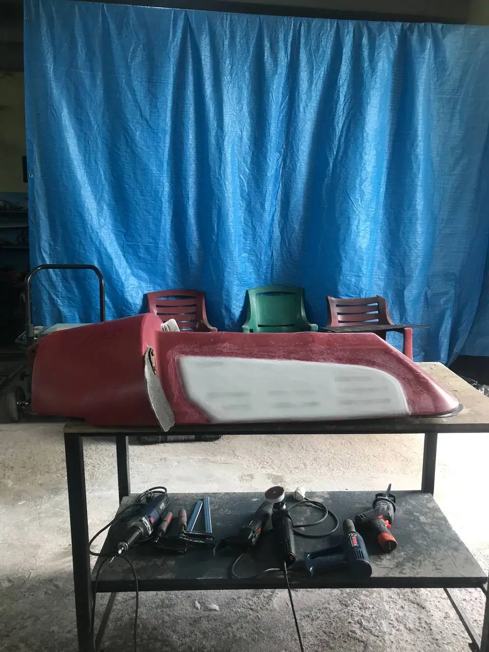 Foto 95 der Reparatur — Halmteiler-Reparatur am Schneidwerk