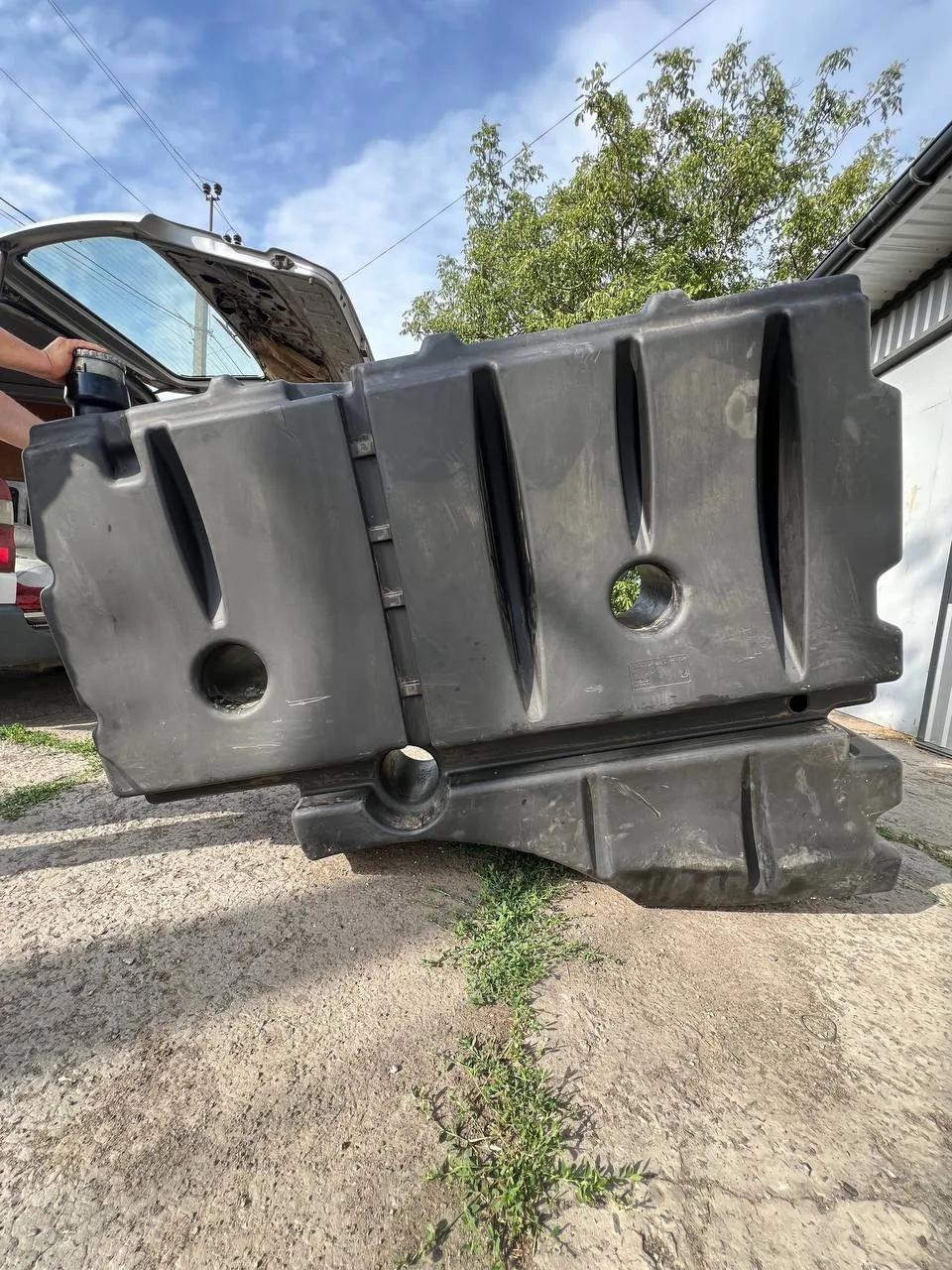 Foto 4 der Reparatur — Kraftstofftank-Reparatur Claas Lexion 550