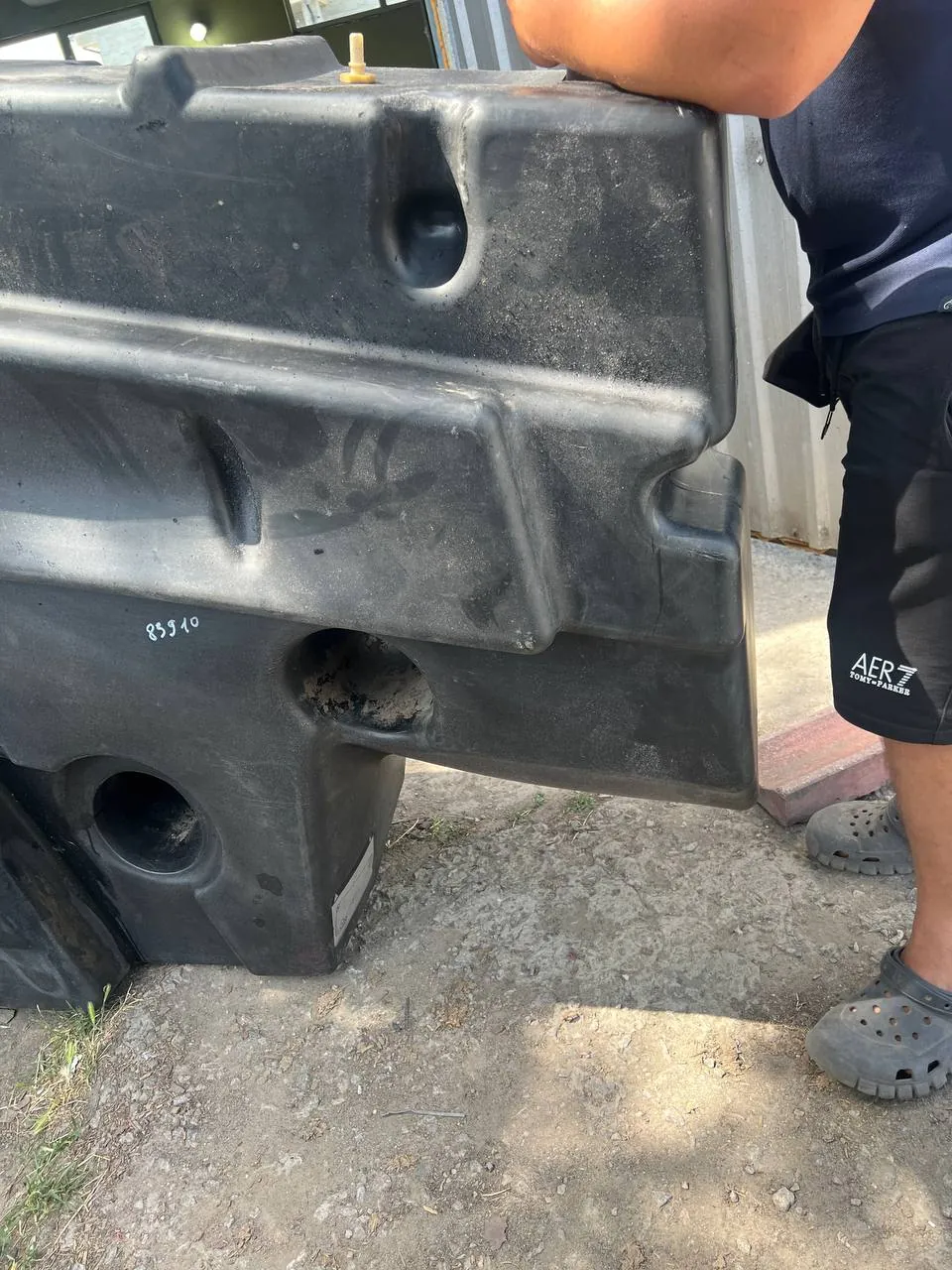 Foto 14 der Reparatur — Kraftstofftank-Reparatur Claas Lexion 550