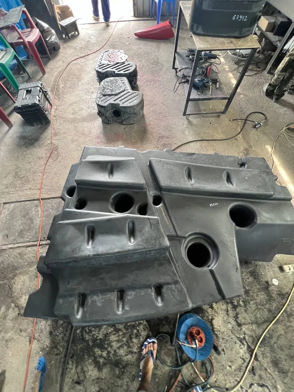 Foto 15 der Reparatur — Kraftstofftank-Reparatur Claas Lexion 550