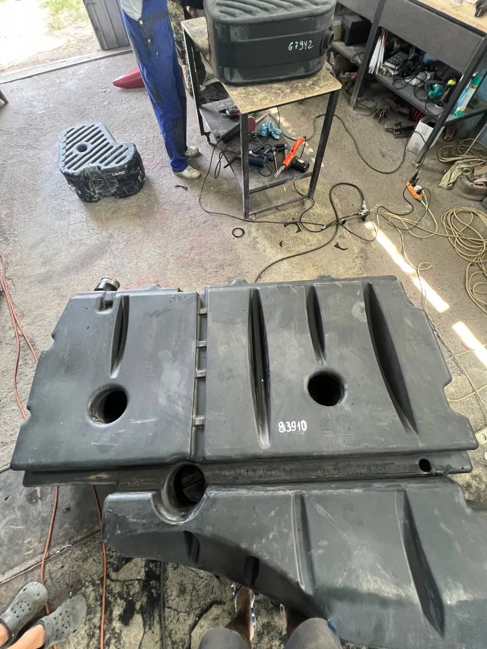Foto 21 der Reparatur — Kraftstofftank-Reparatur Claas Lexion 550