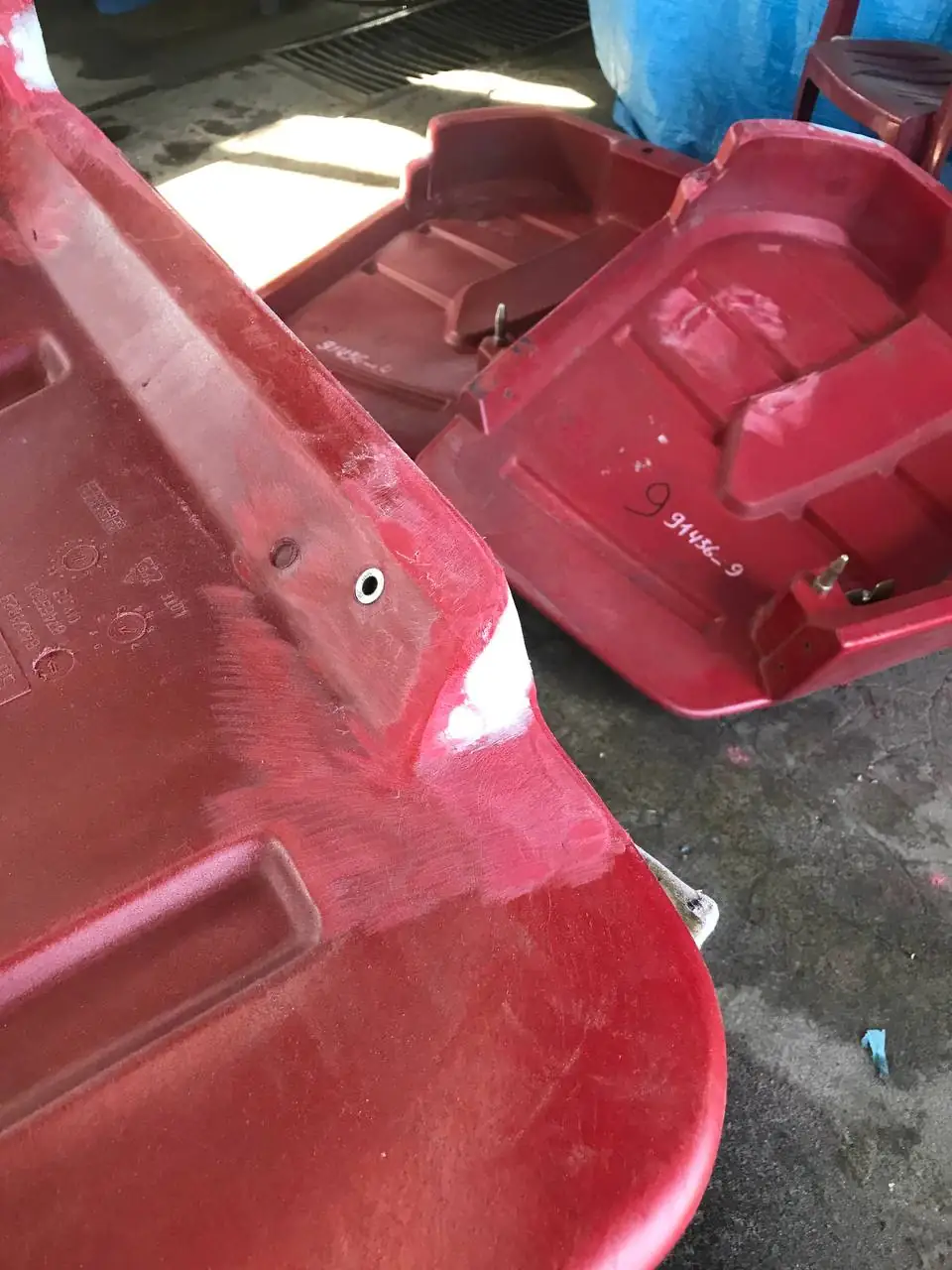 Foto 23 der Reparatur — Halmteiler-Reparatur am Schneidwerk — Juli 2024