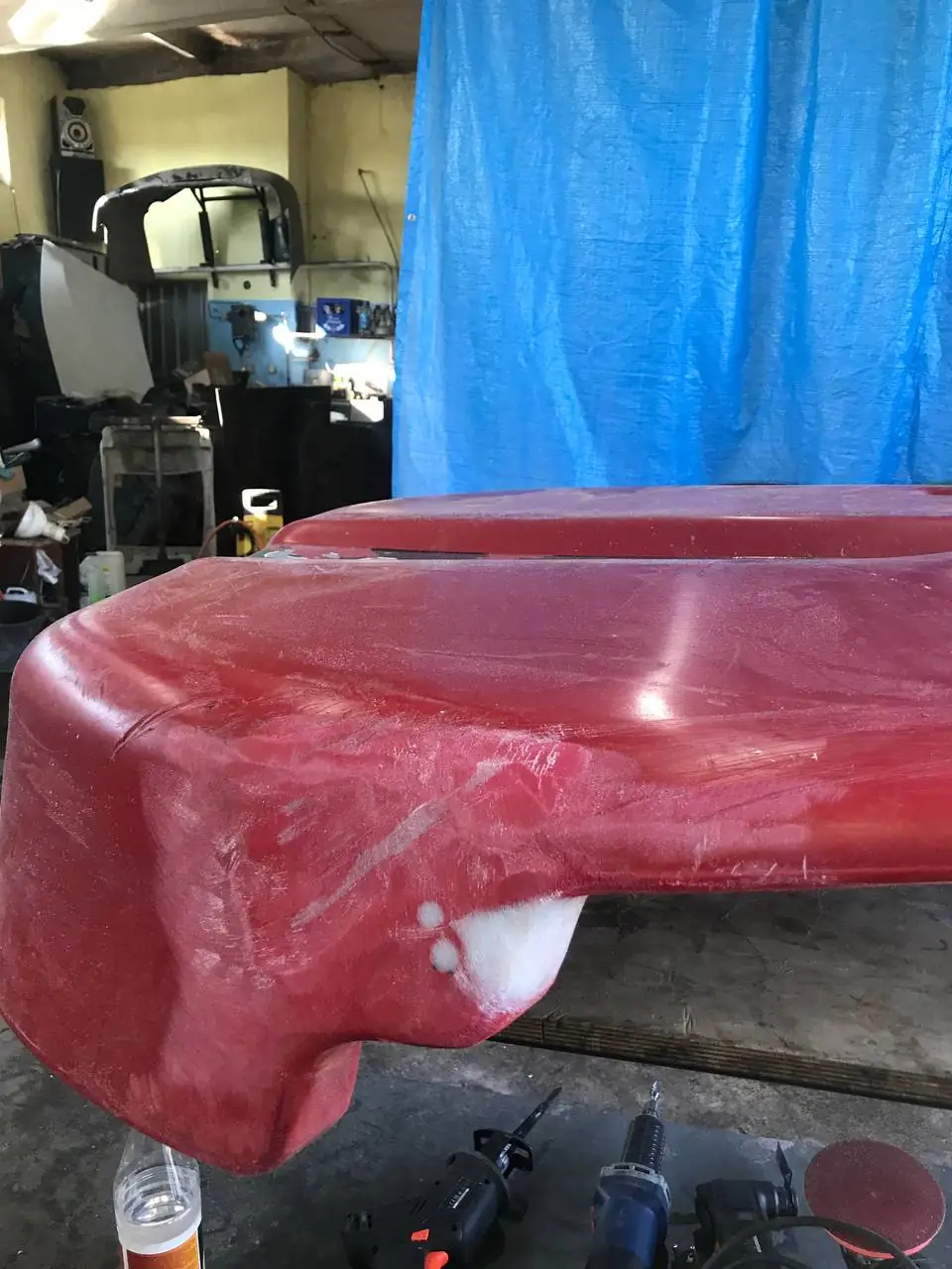 Foto 27 der Reparatur — Halmteiler-Reparatur am Schneidwerk — Juli 2024