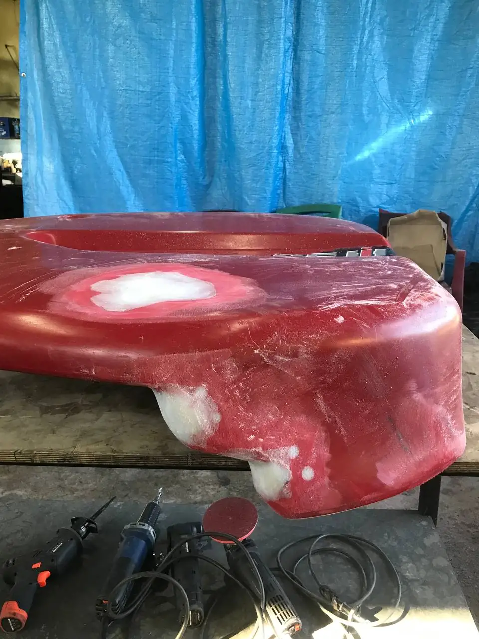 Foto 14 der Reparatur — Halmteiler-Reparatur am Schneidwerk — Juli 2024
