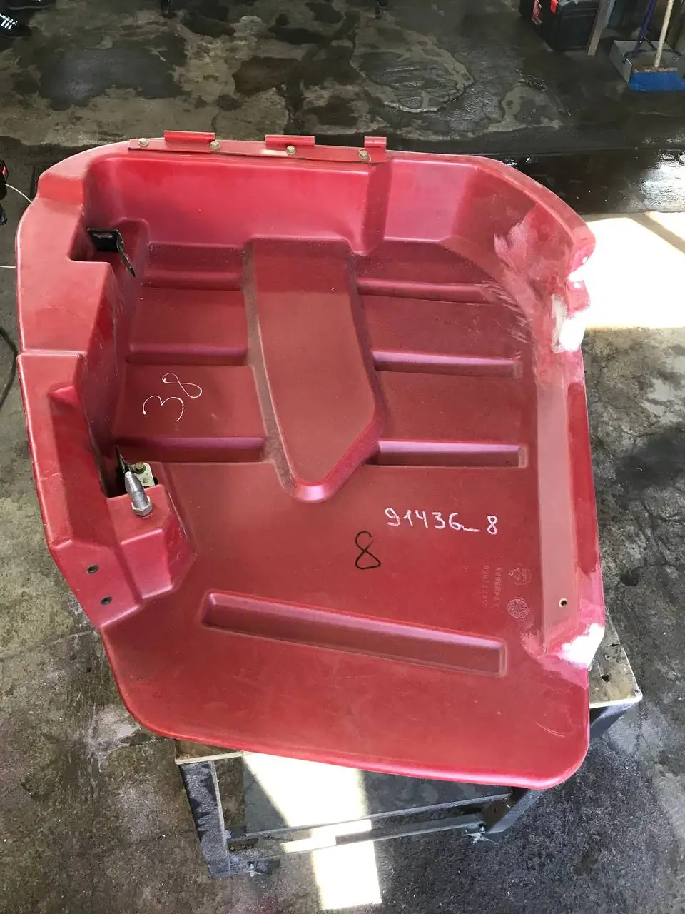 Foto 48 der Reparatur — Halmteiler-Reparatur am Schneidwerk — Juli 2024