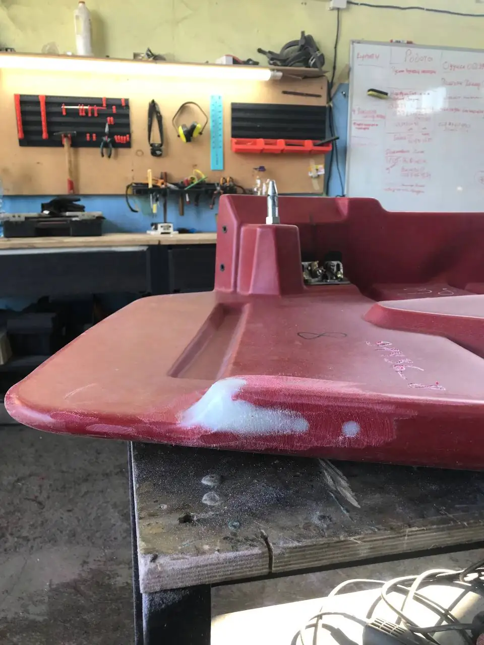 Foto 43 der Reparatur — Halmteiler-Reparatur am Schneidwerk — Juli 2024