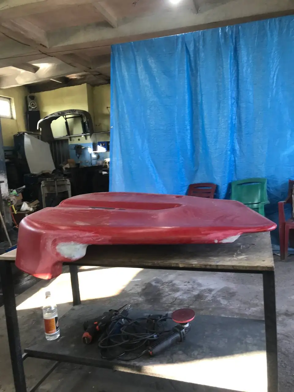 Foto 40 der Reparatur — Halmteiler-Reparatur am Schneidwerk — Juli 2024