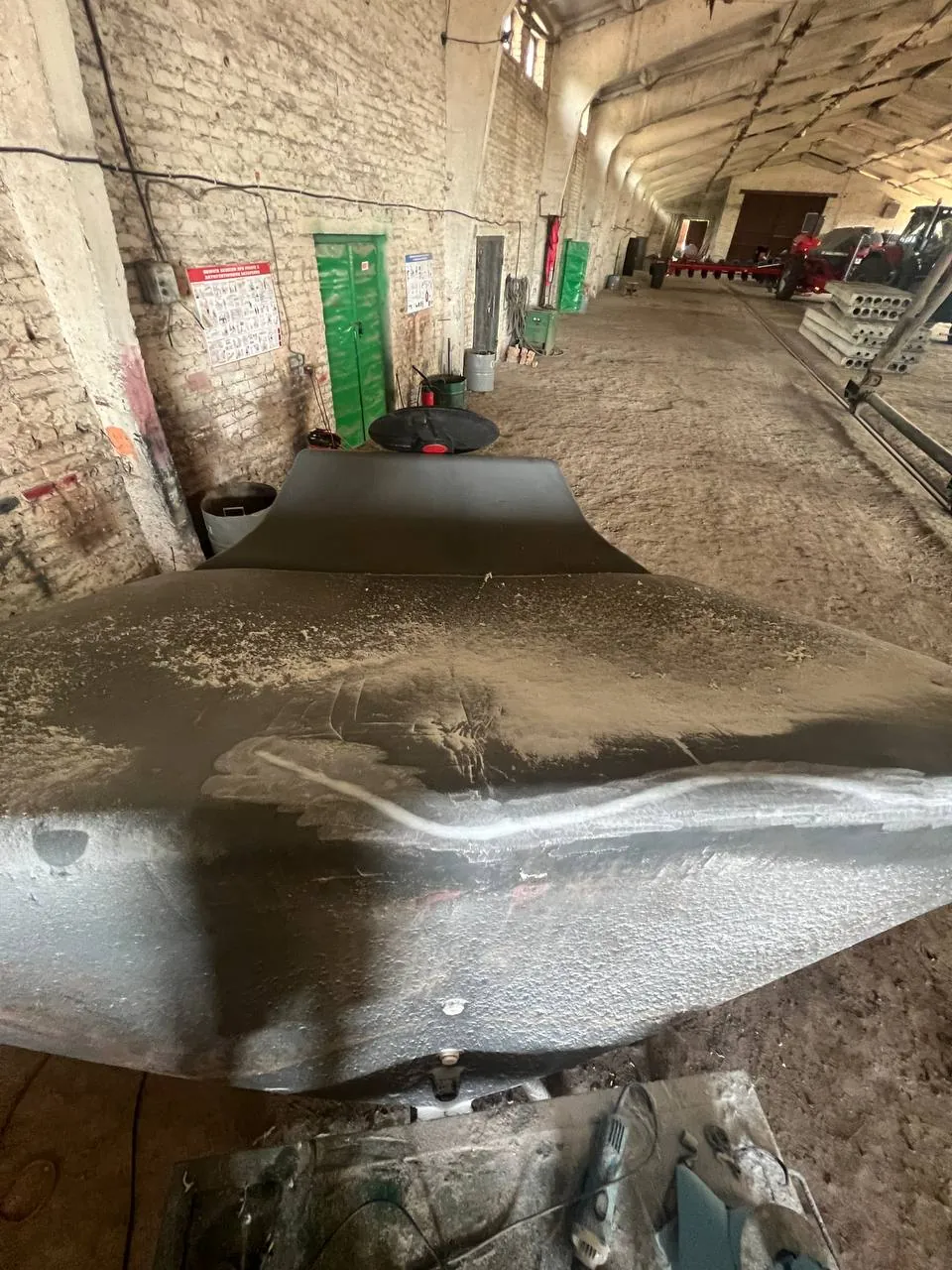 Foto 10 der Reparatur — Korntank-Reparatur an der Sämaschine — Juli 2024