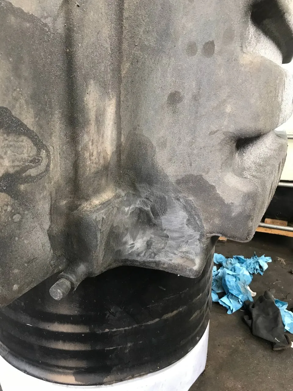 Foto 2 der Reparatur — Kraftstofftank-Reparatur Case 340 (3)