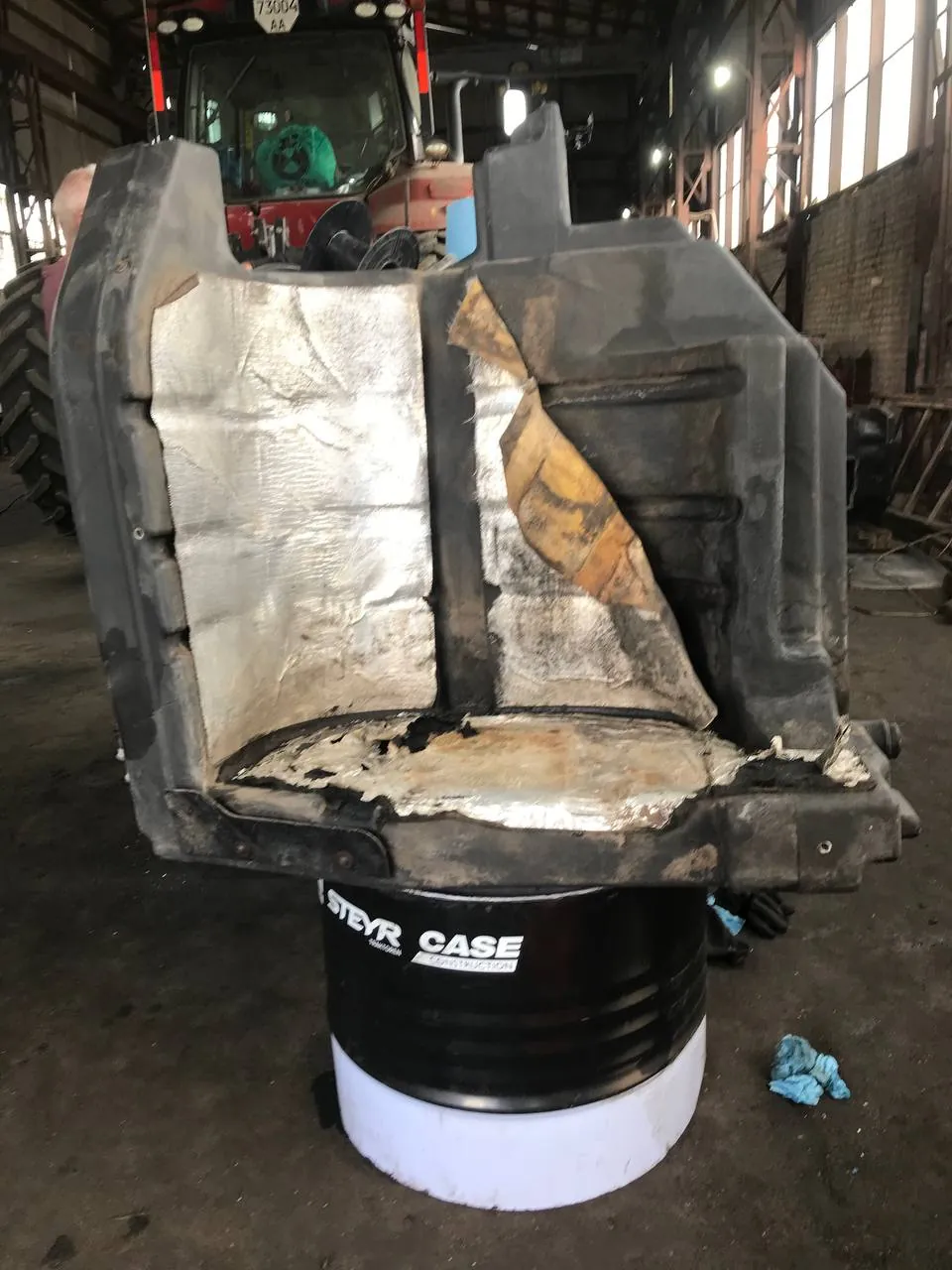 Foto 8 der Reparatur — Kraftstofftank-Reparatur Case 340 (3)