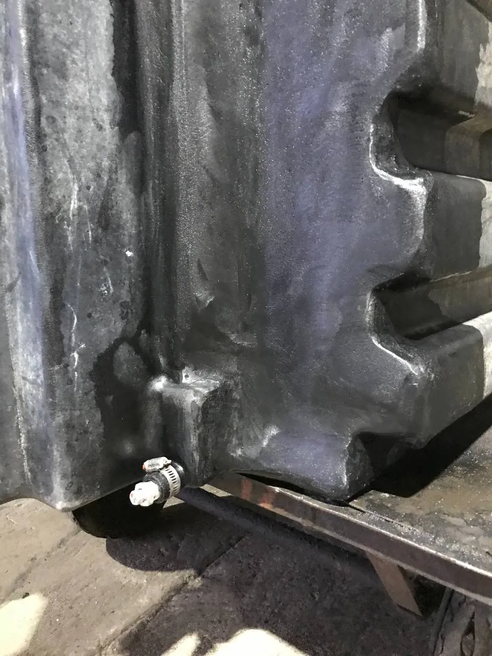 Foto 4 der Reparatur — Kraftstofftank-Reparatur Case 340 (4)