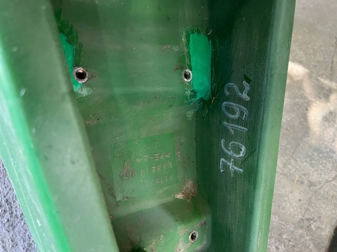 Foto 6 der Reparatur — Halmteiler-Reparatur John Deere — August 2024