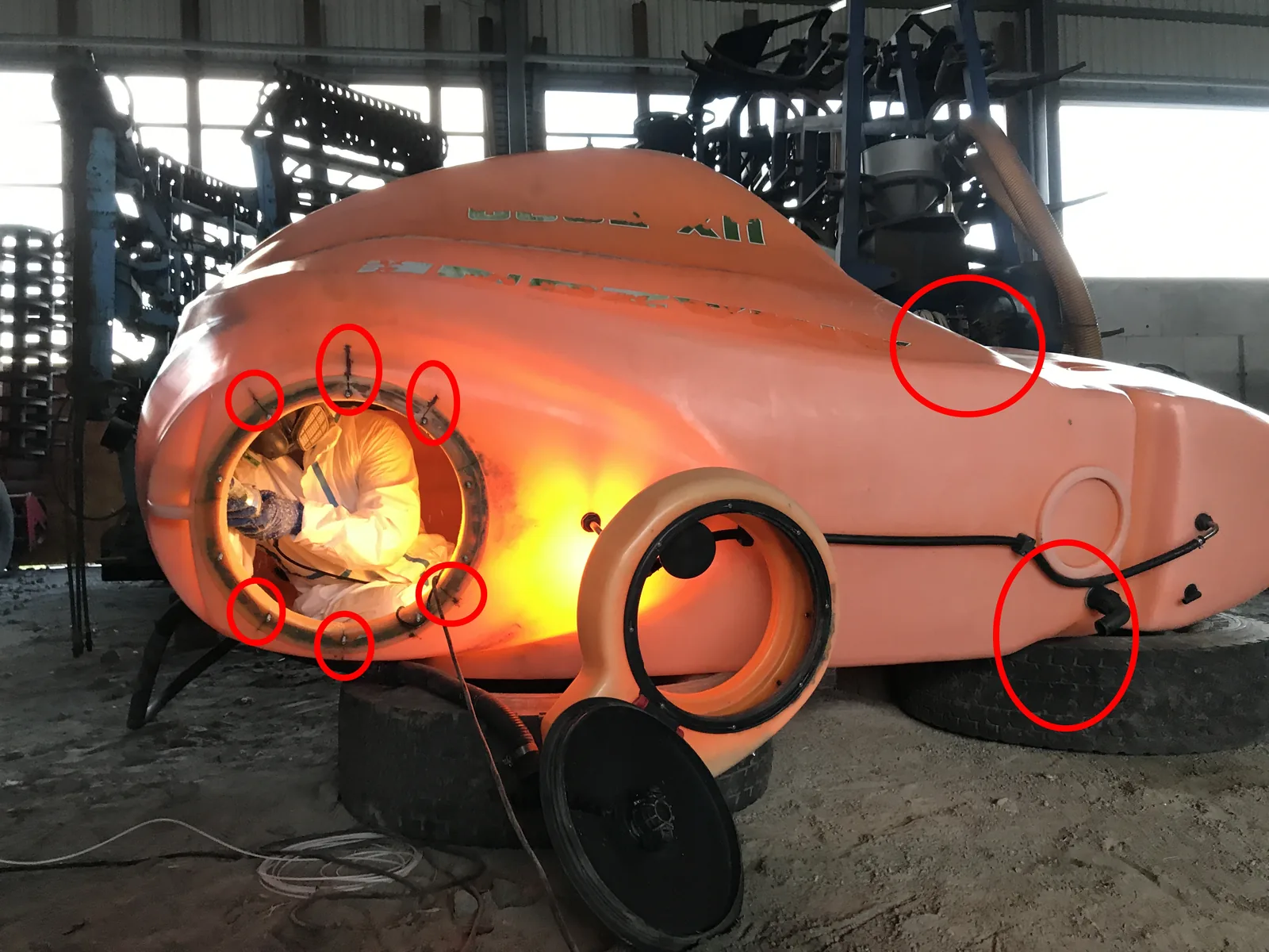 Mobile Reparatur einer Feldspritze Amazone — Anfahrt zum Kunden