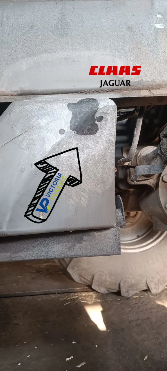 Reparatur des Kraftstofftanks Claas Jaguar durch Extrusionsschweißen — Endergebnis